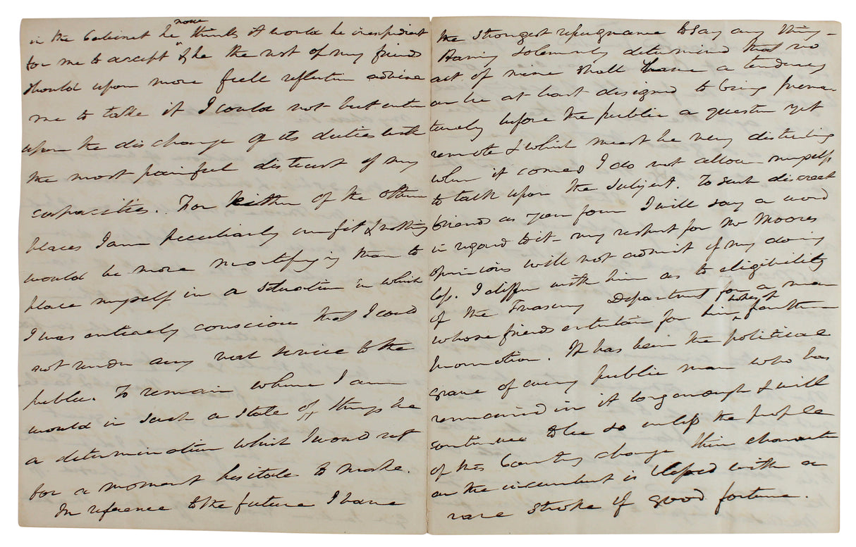 Martin Van Buren Signed 9.75x15.75 1828 2 Page Handwritten Letter BAS #AB77794