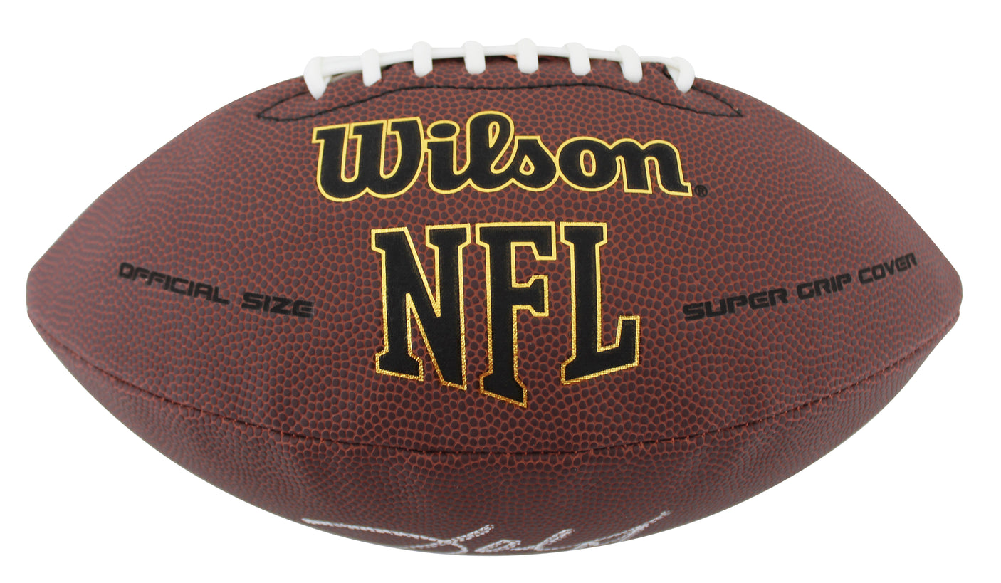 Patriots Joe Milton Authentic Signed Wilson Super Grip Nfl Football BAS #AD77092