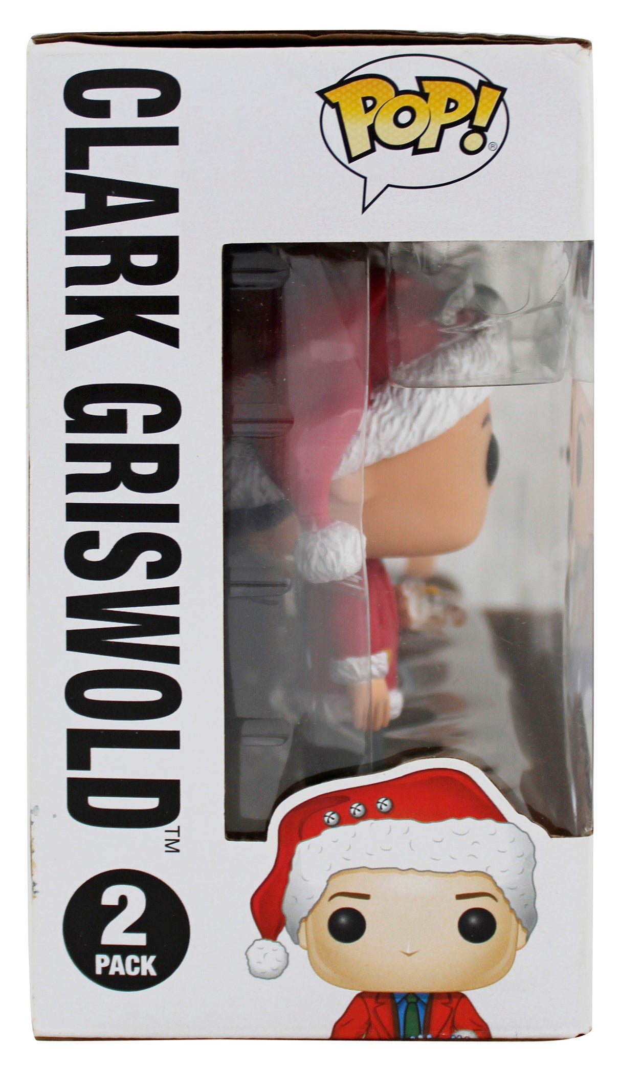 Chevy Chase & Randy Quaid Christmas Vacation Signed Funko Pop Vinyl Figure BAS W