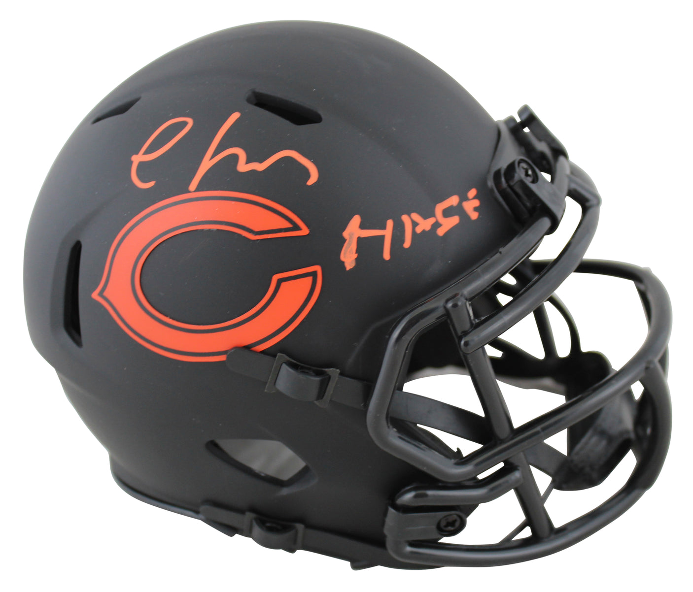 Chevy Chase Christmas Vacation Signed Eclipse Speed Mini Helmet BAS Wit #WD28239