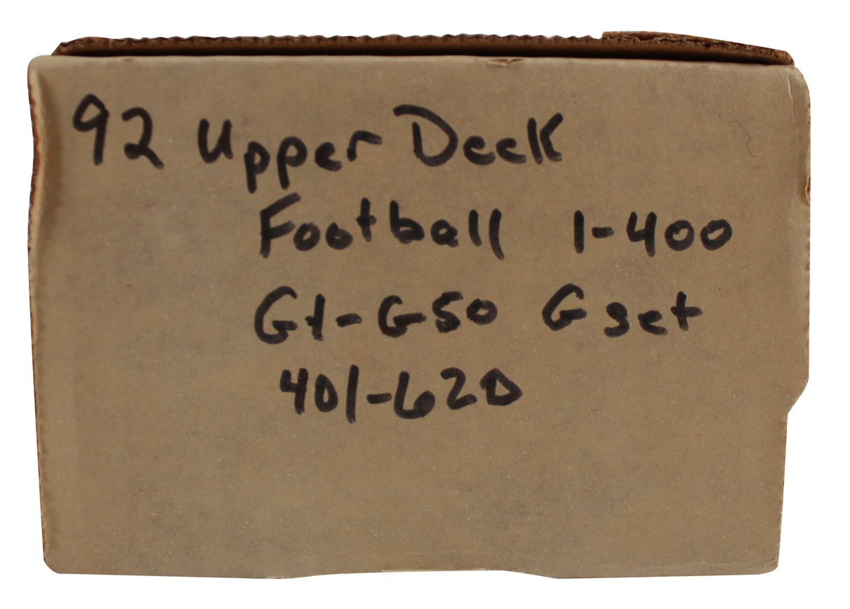 1992 Upper Deck National Football League Complete Trading Card Set w/ Gold Set