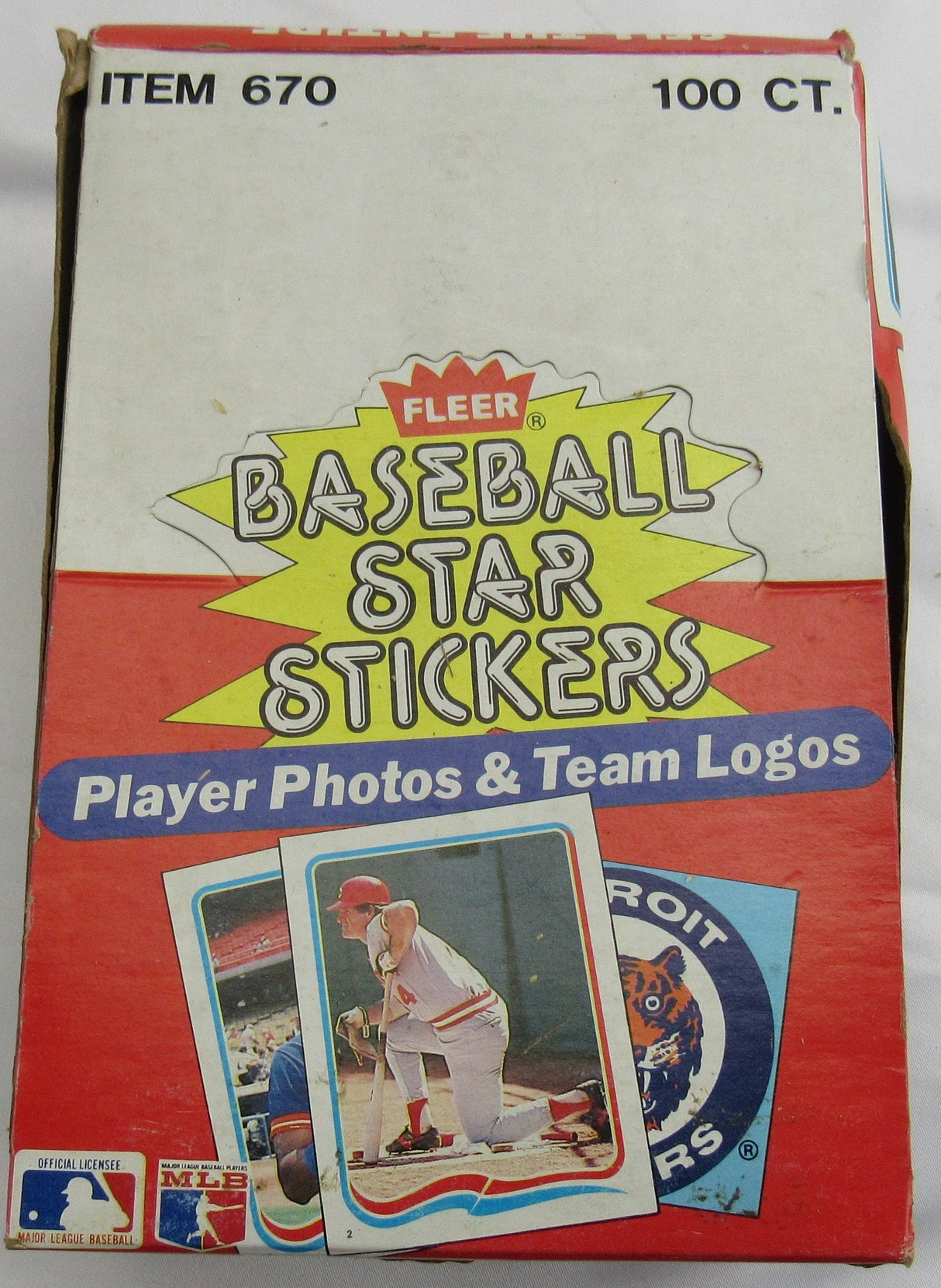 1985 Fleer Baseball Star Stickers Box Unopened Packs Tons of Stars &Rare