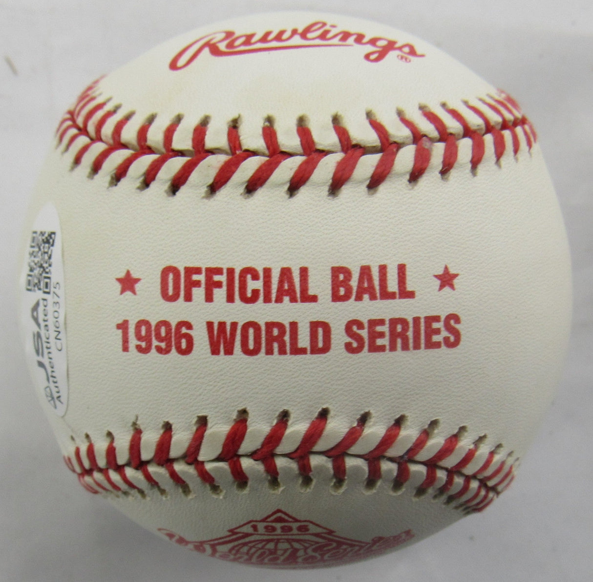 Andy Pettitte Signed Auto 1996 World Series Rawlings Baseball JSA CN60375