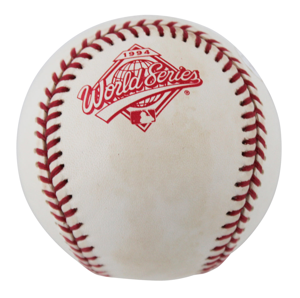 Muhammad Ali Cassius Clay Signed 1994 World Series Logo Baseball JSA #B78006