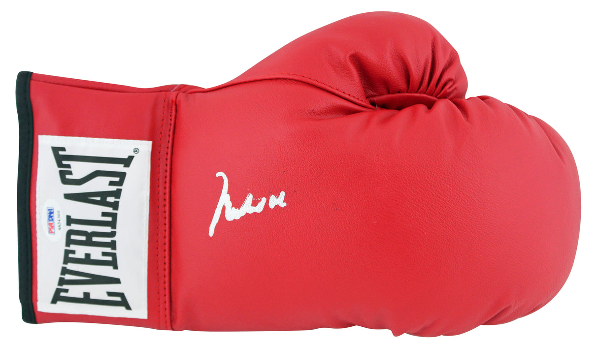 Muhammad Ali Authentic Signed Red Everlast Boxing Glove PSA/DNA Itp #4A54300