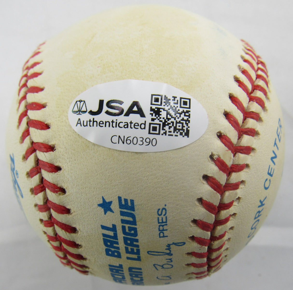 Joe Torre Signed Auto Rawlings Baseball JSA CN60390