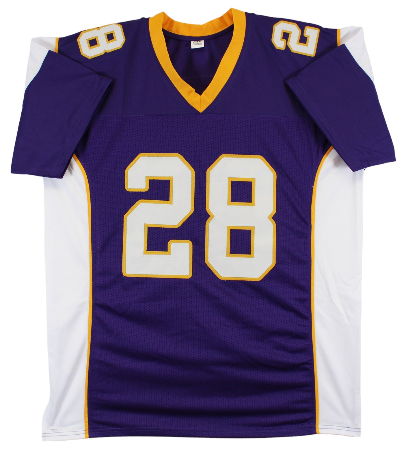 Adrian Peterson Authentic Signed Purple Pro Style Jersey Signed on #2 BAS Wit