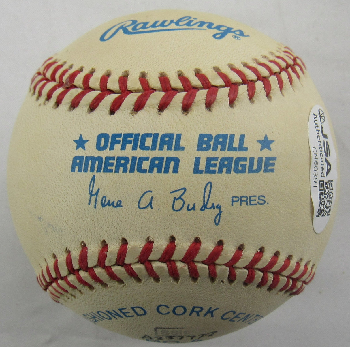 Bernie Williams Signed Auto Rawlings Baseball JSA CN60391