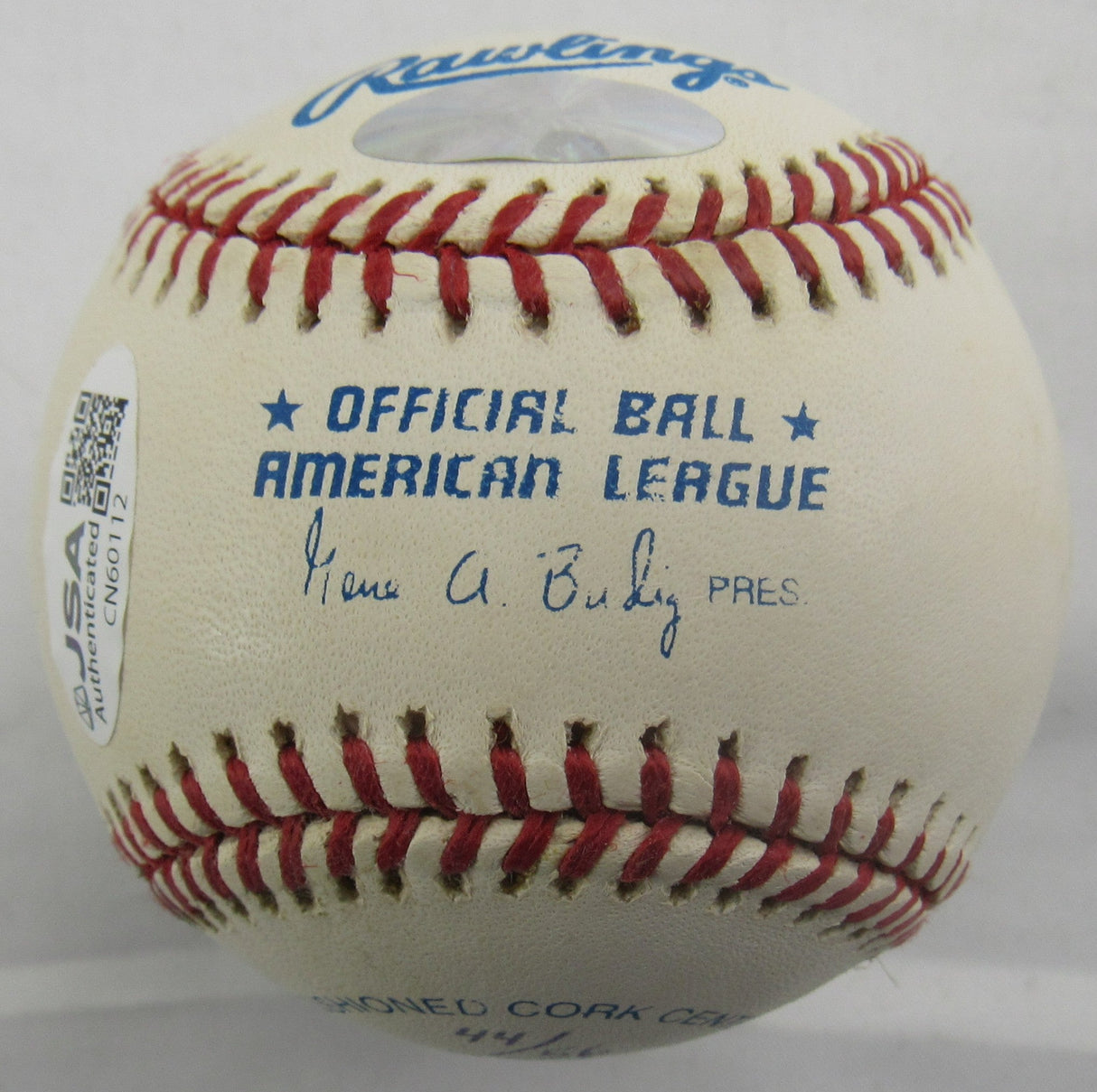 Don Larsen Signed Auto Rawlings Baseball JSA CN60112 - Multi Inscriptions