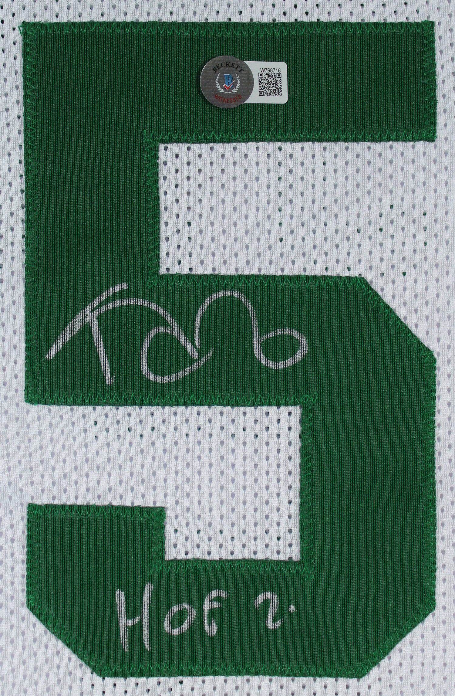 Kevin Garnett "HOF 2020" Authentic Signed White Pro Style Jersey BAS Witnessed