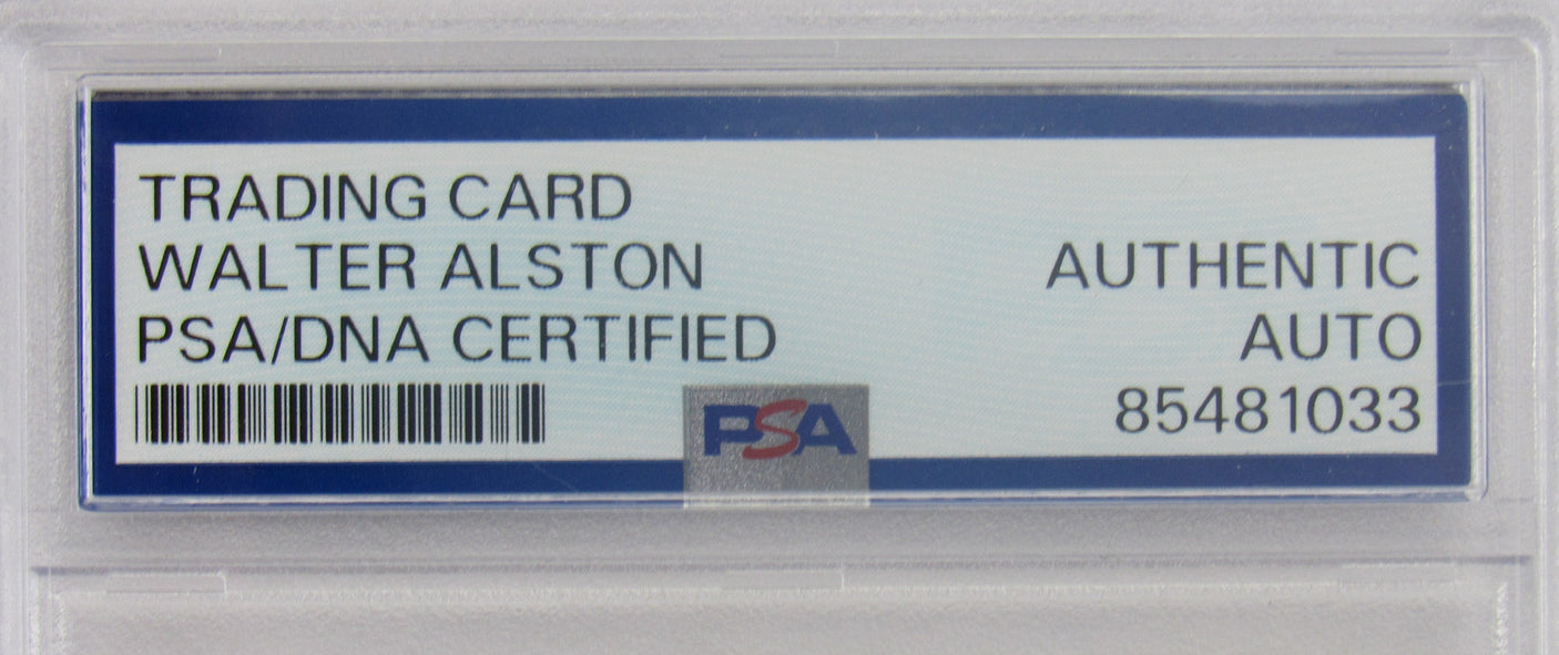 Walter Alston 1962 Topps Signed Auto Encapsulated Baseball Card PSA/DNA