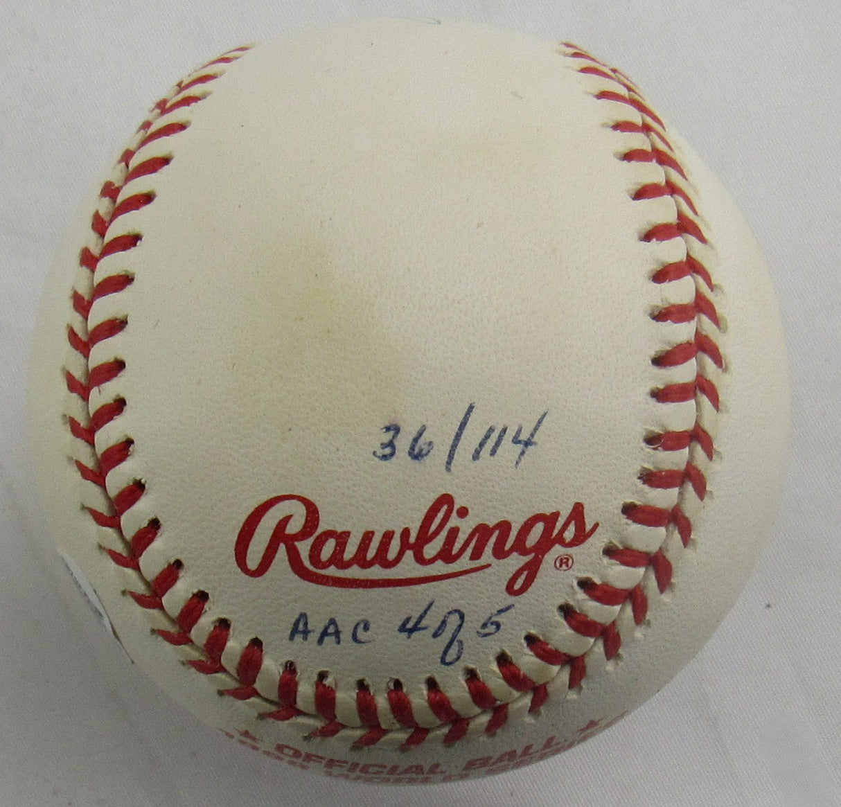 Scott Brosius Signed 1998 World Series Auto Rawlings Baseball JSA CN60100 w/Inscription