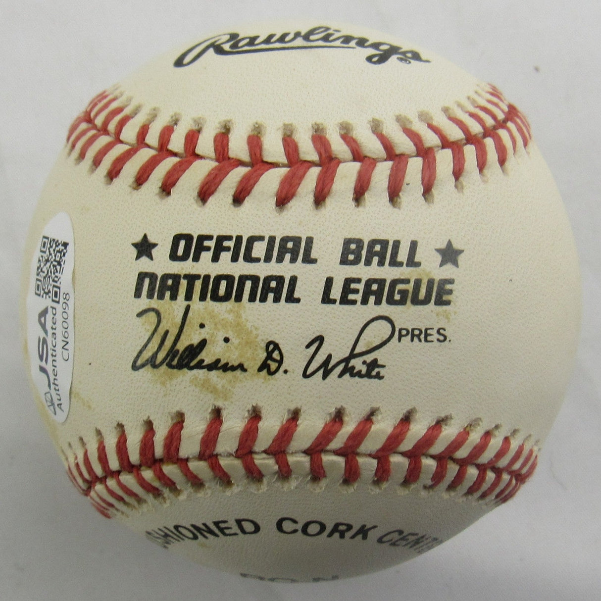 Fernando Valenzuela Signed Auto Rawlings Baseball JSA CN60098