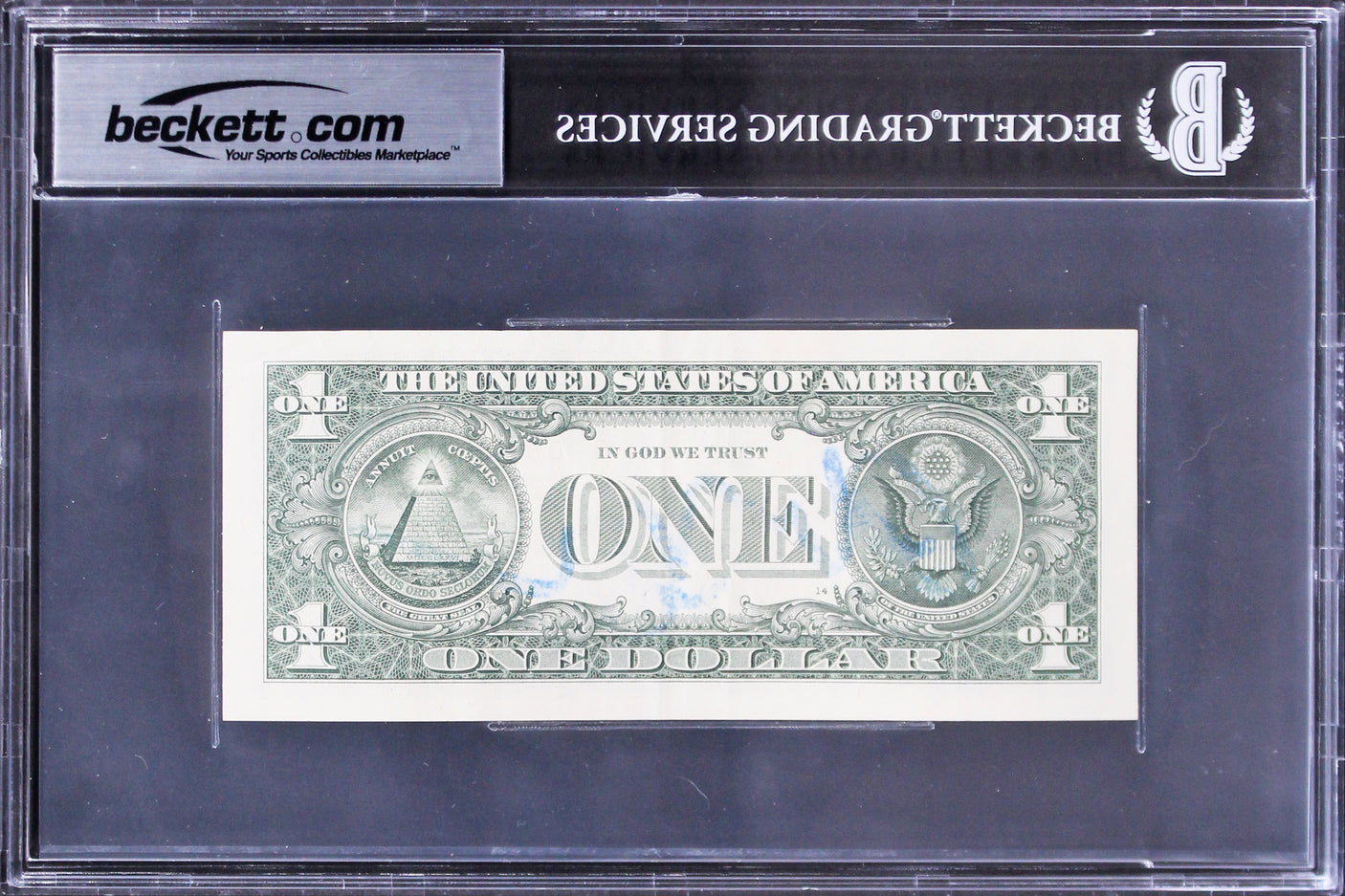 Chevy Chase Christmas Vacation Authentic Signed $1 Auto Graded 10! BAS Slabbed