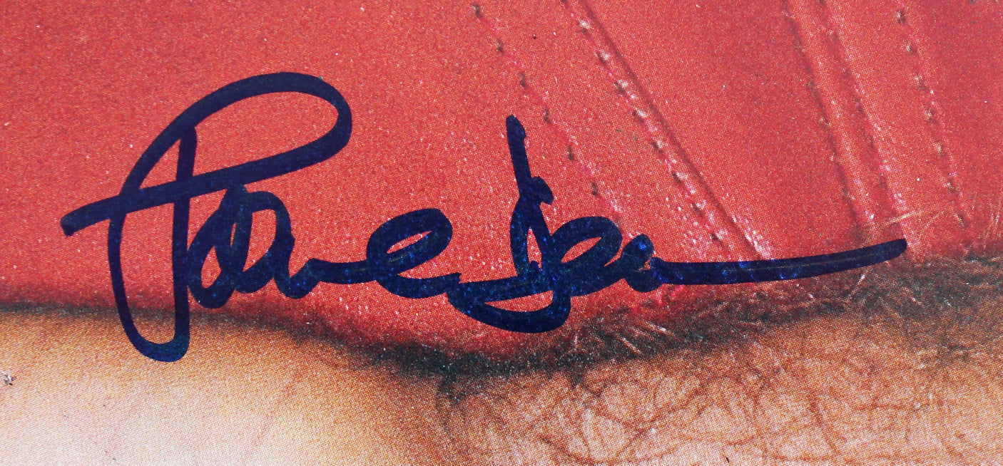 Loverboy (3) Dean, Johnson & Frenette Signed Get Lucky Album Cover BAS #AB77891