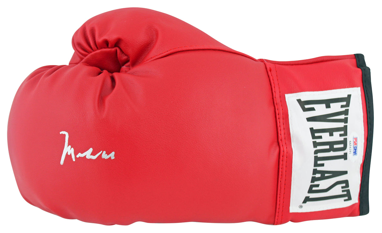 Muhammad Ali Signed Red Everlast Boxing Glove Auto Graded 10! PSA Itp #4A54291