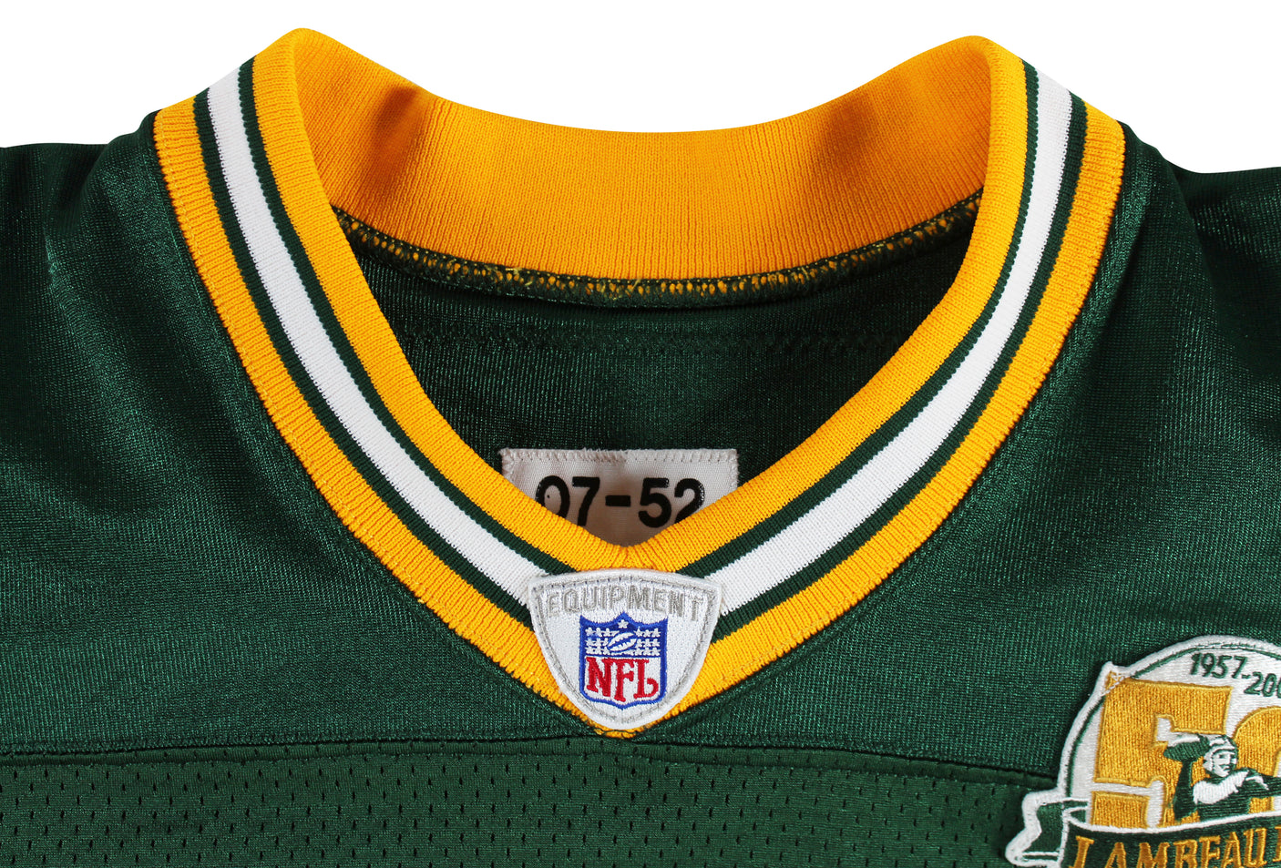 Packers Brett Favre Signed Game Used Green Reebok Jersey BAS & Photomatched!