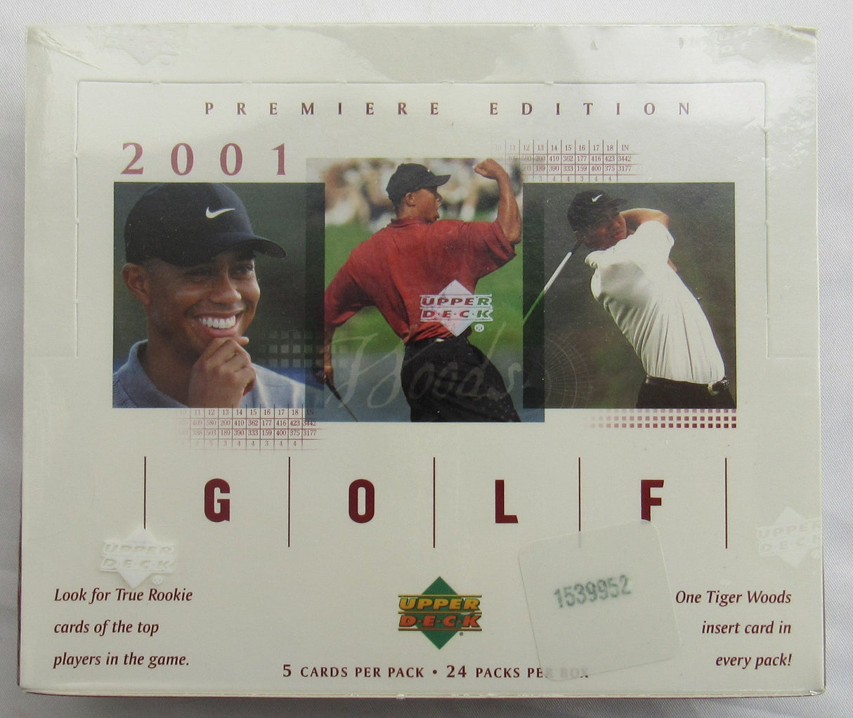 2001 Upper Deck Premiere Edition Sealed 24ct Wax Box