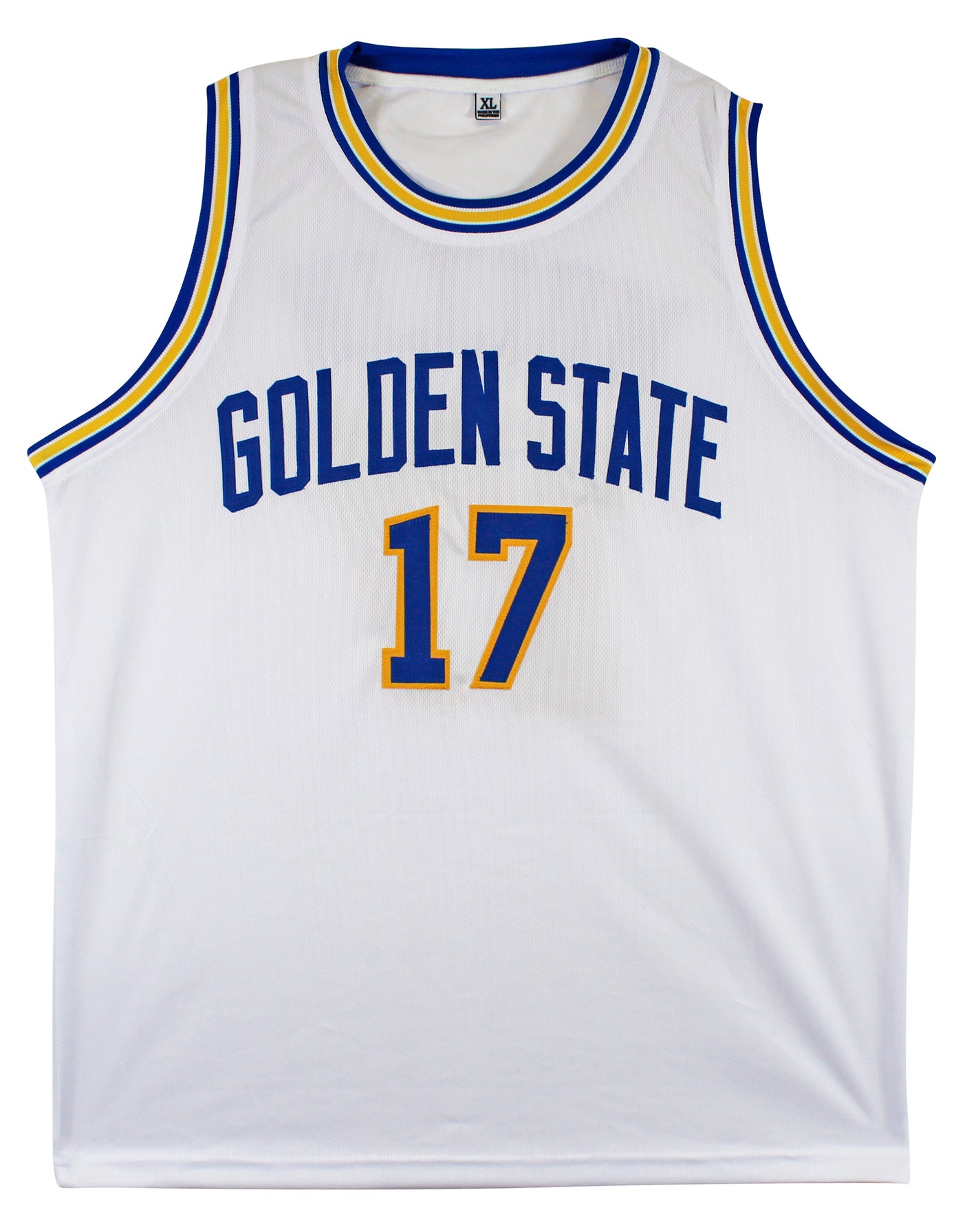 Chris Mullin Authentic Signed White Pro Style Jersey Autographed BAS Witnessed