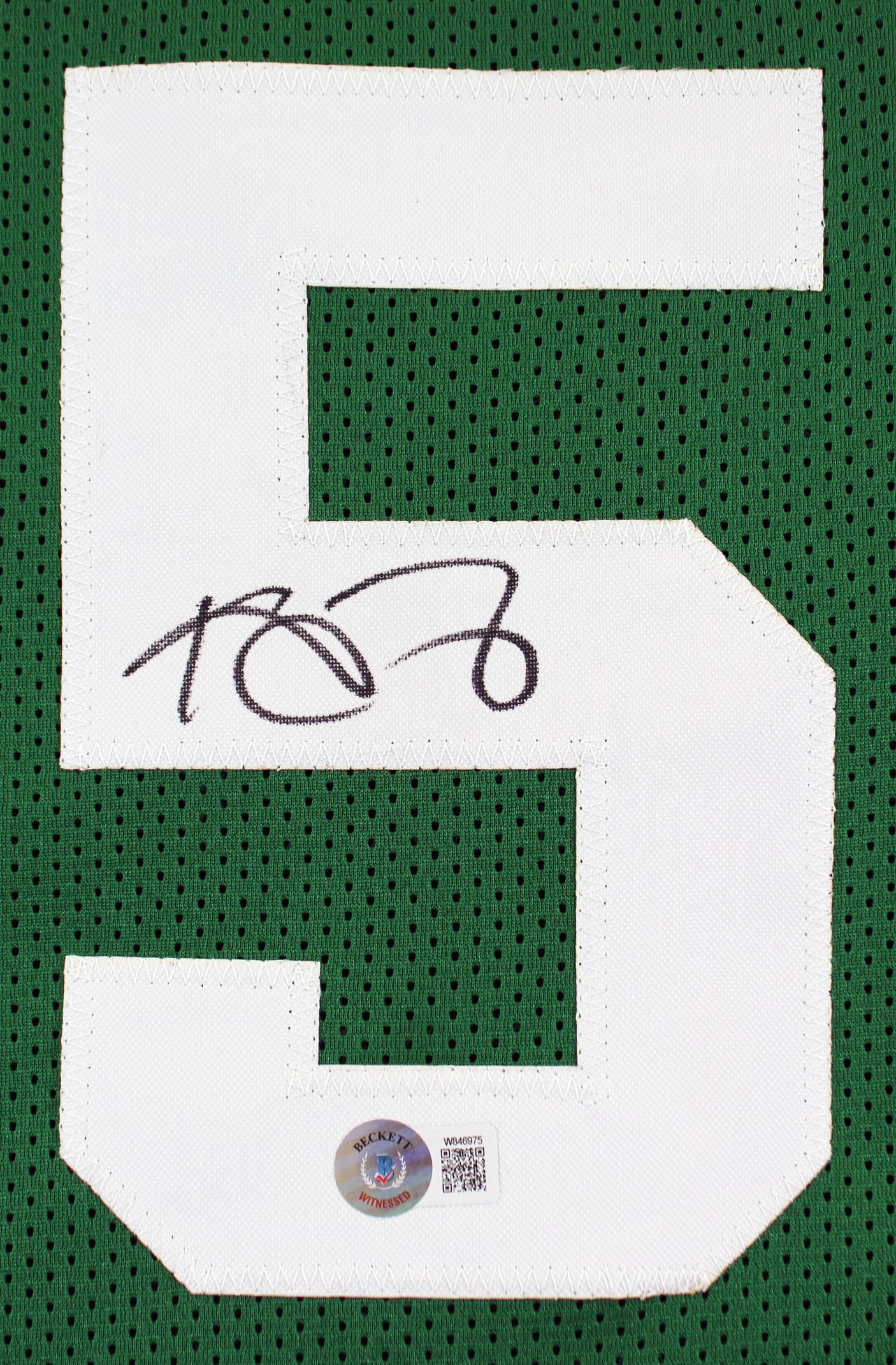 Kevin Garnett Authentic Signed Green Pro Style Jersey Autographed BAS Witnessed