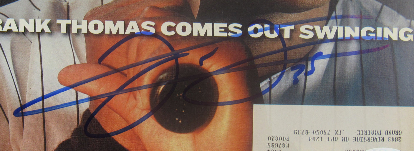 Frank Thomas Signed Auto Autograph Sports Illustrated Magazine JSA WA666956