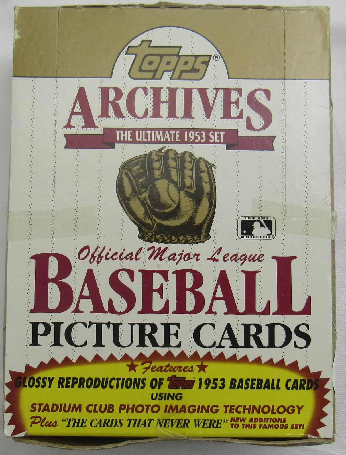 1991 Topps Archives The Ultimate 1953 Set Baseball Wax Box