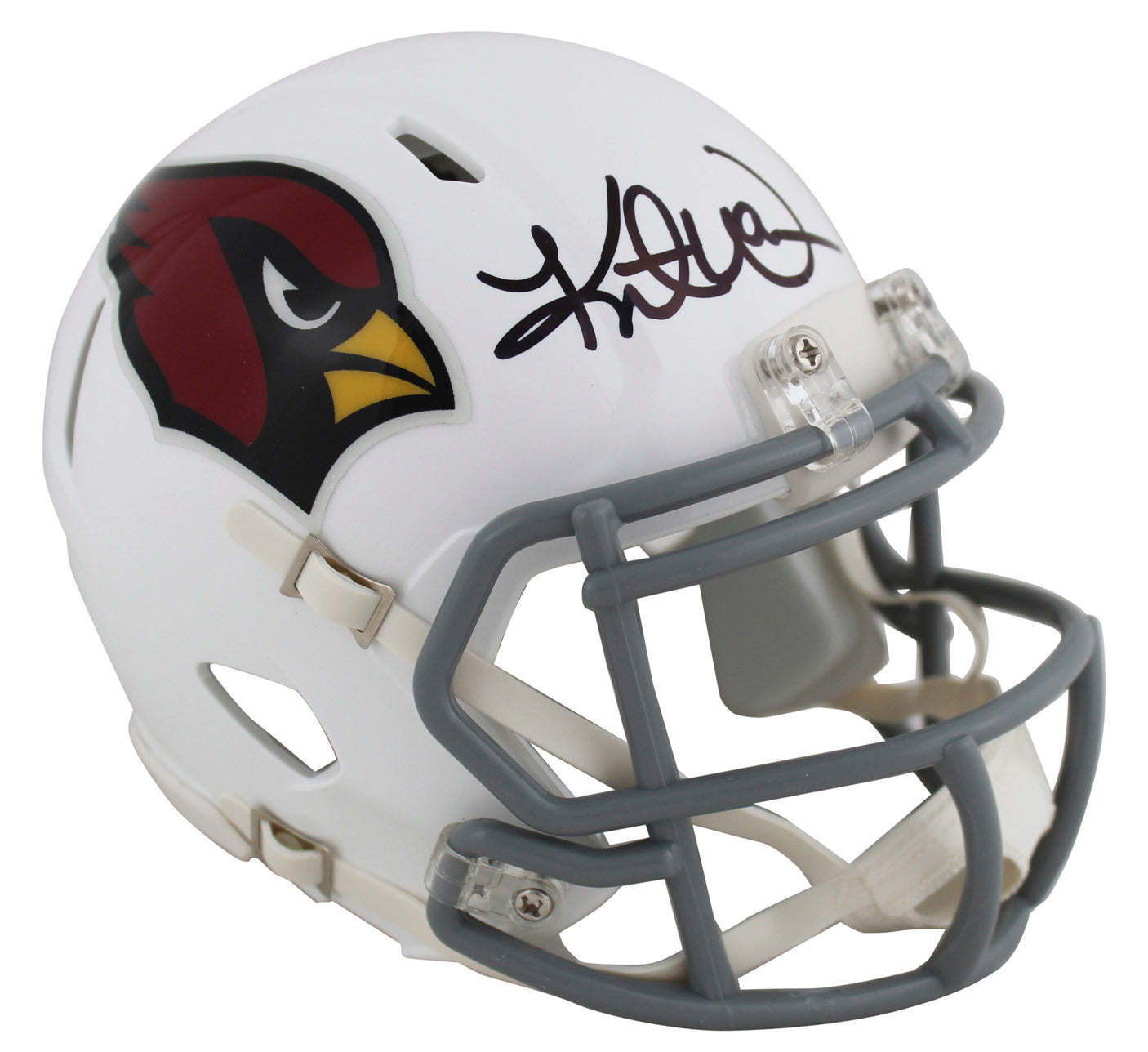 Cardinals Kurt Warner Authentic Signed Mini Helmet Autographed BAS Witnessed