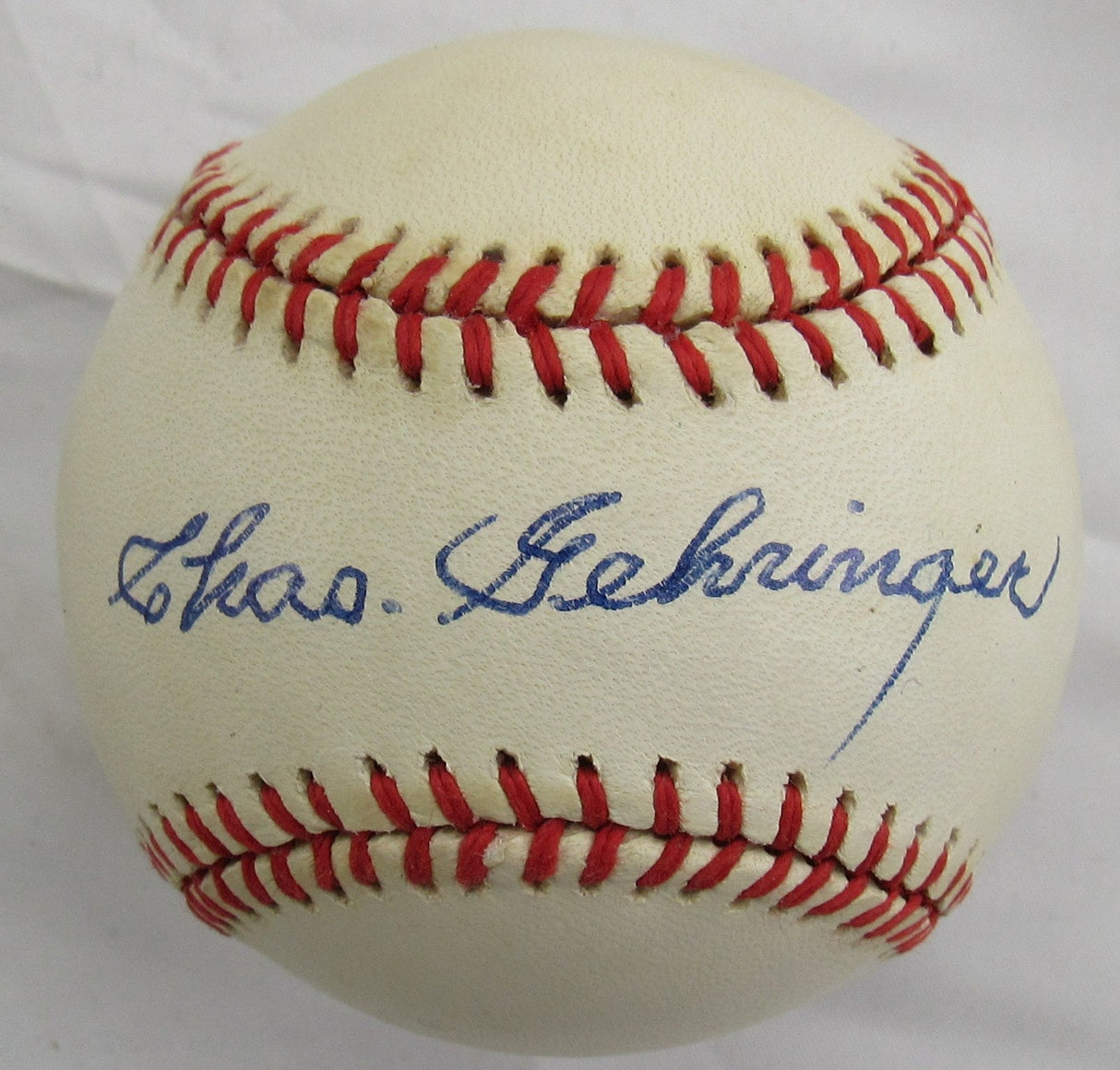Charlie Gehringer Signed Rawlings Baseball JSA B20460 B20257