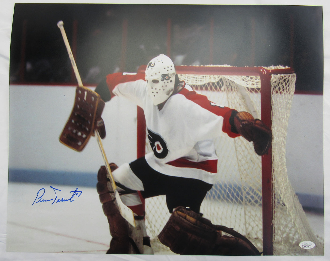 Bernie Parent Signed Auto 16x20 Photo JSA WB635833