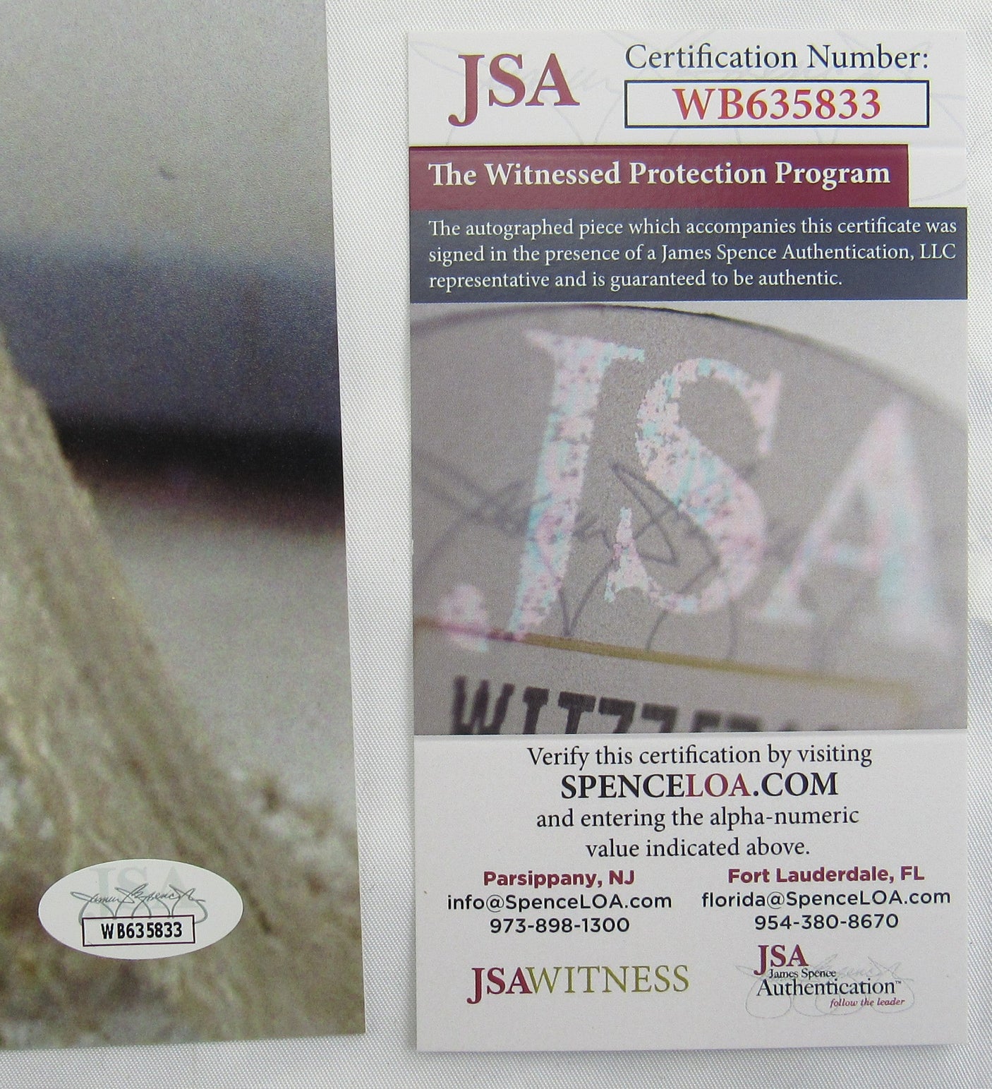 Bernie Parent Signed Auto 16x20 Photo JSA WB635833