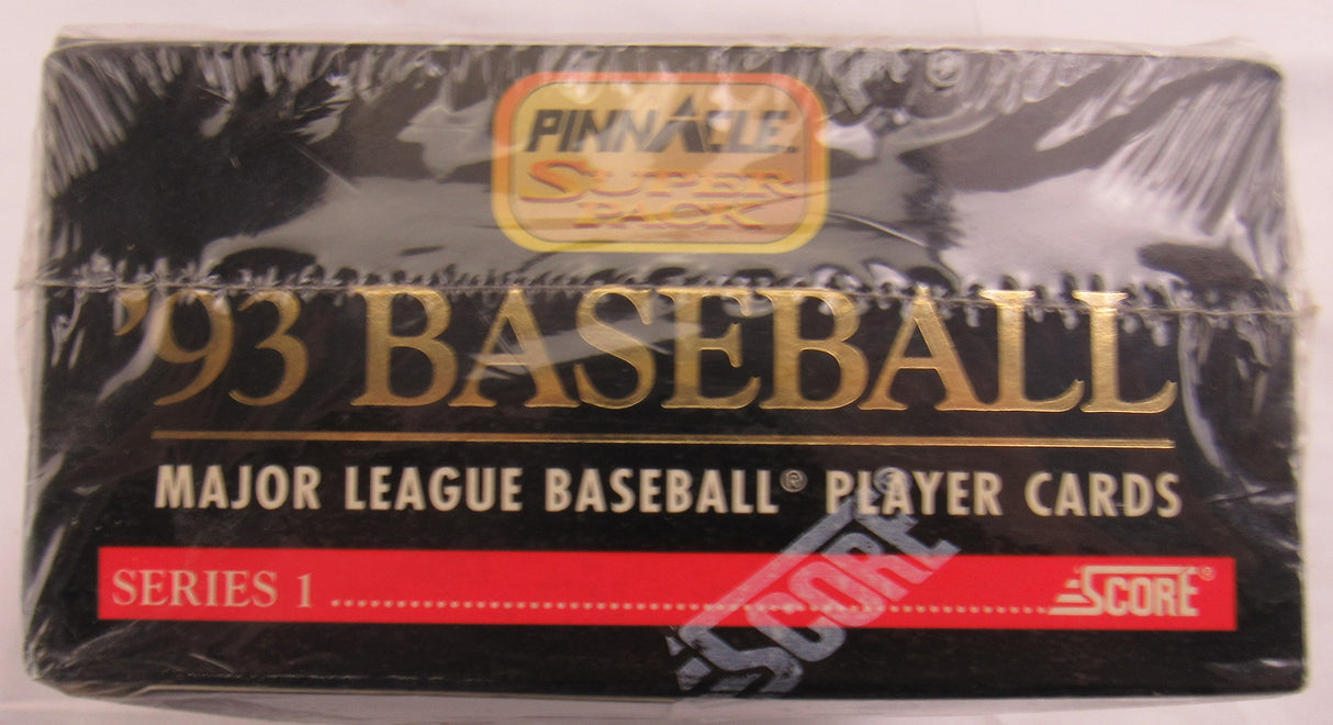 1993 Baseball Score Pinnacle Super Pack Series 1 Sealed Wax Box