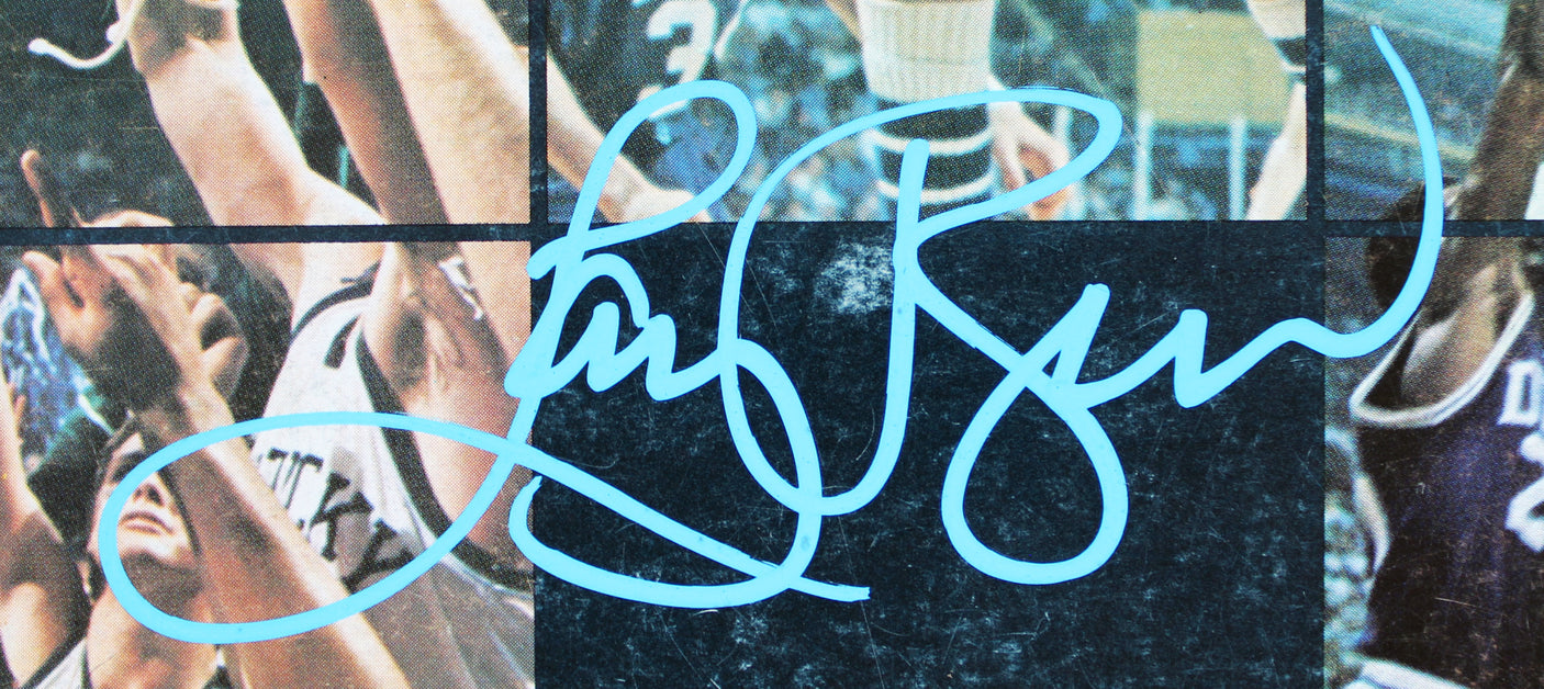 Magic Johnson & Larry Bird Signed 1979 NCAA Tournament Program BAS Wit #W526552