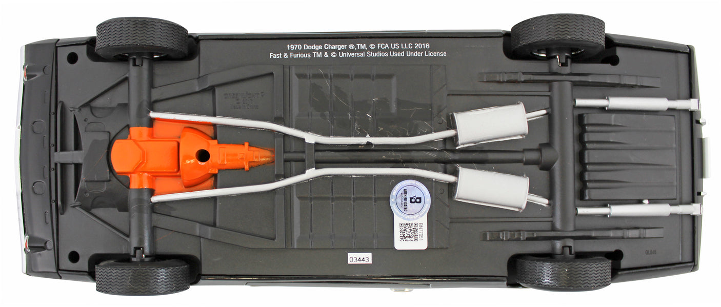 Michelle Rodriguez "Letty" Signed 1970 Dodge Charger 1:18 Scale Die Cast Car BAS