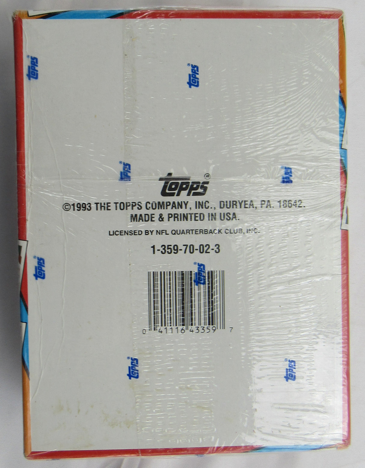 1993 Topps Football Series 2 Sealed Wax Box
