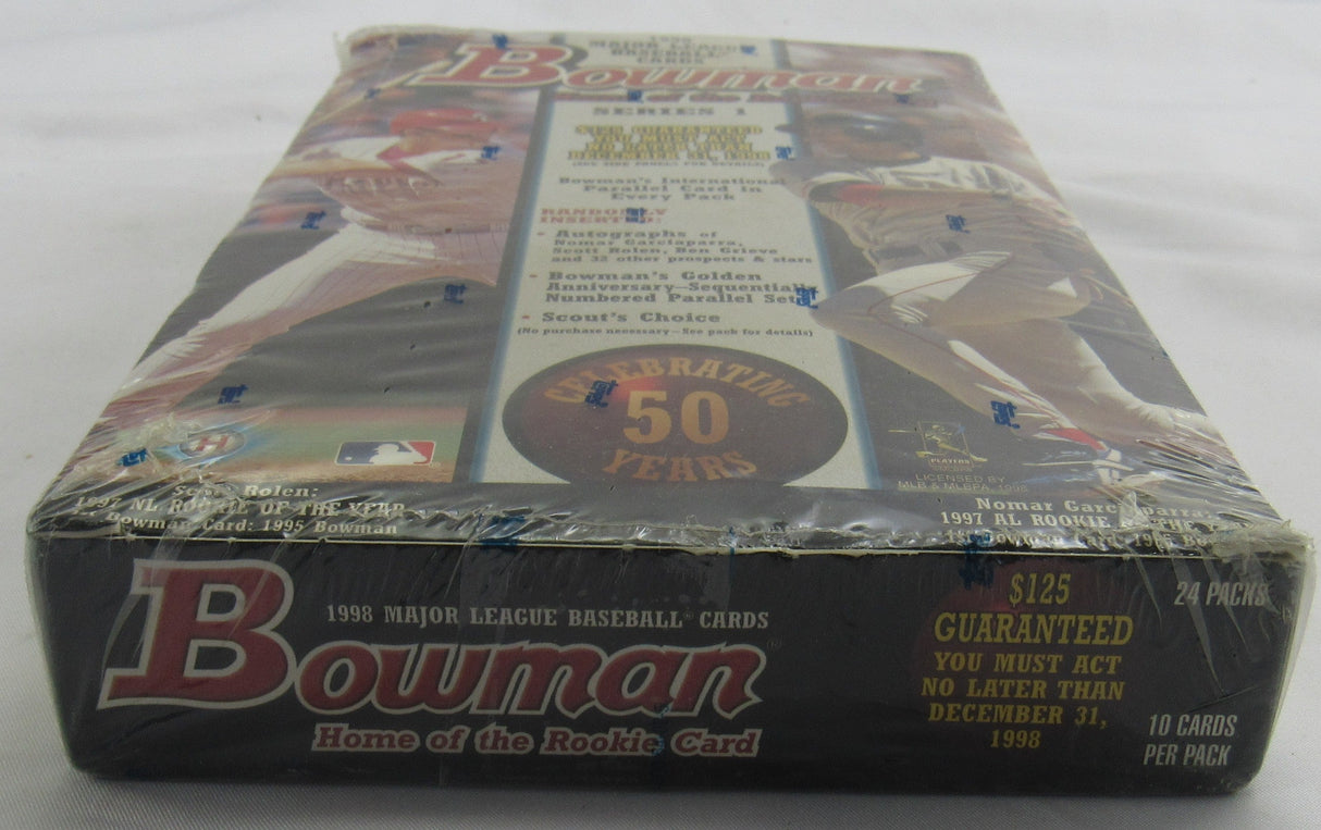 1998 Bowman Baseball Series 1 Wax Box
