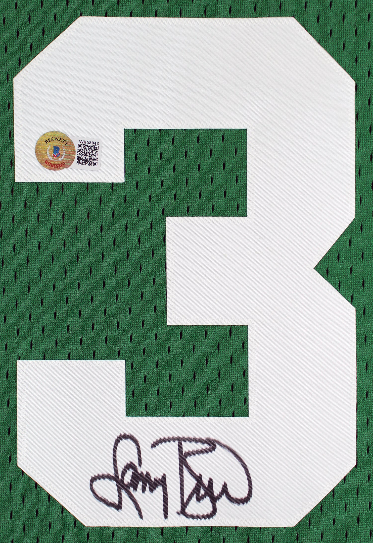 Larry Bird Authentic Signed 1985 Green M&N HWC Swingman Jersey BAS Witnessed