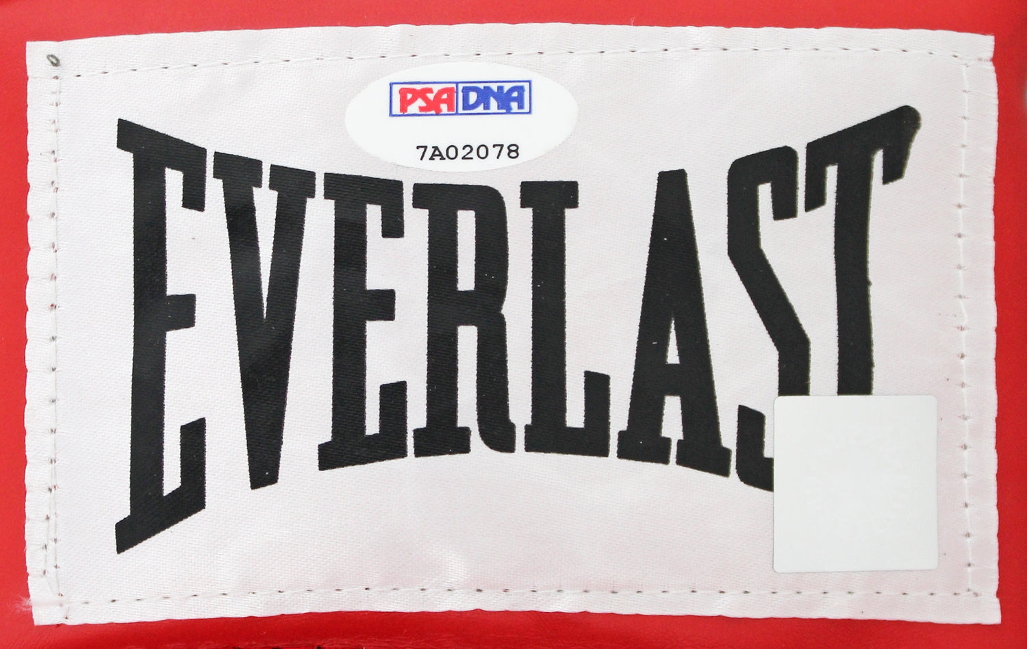 Muhammad Ali & Joe Frazier Signed Red Everlast Boxing Glove PSA/DNA #7A02078