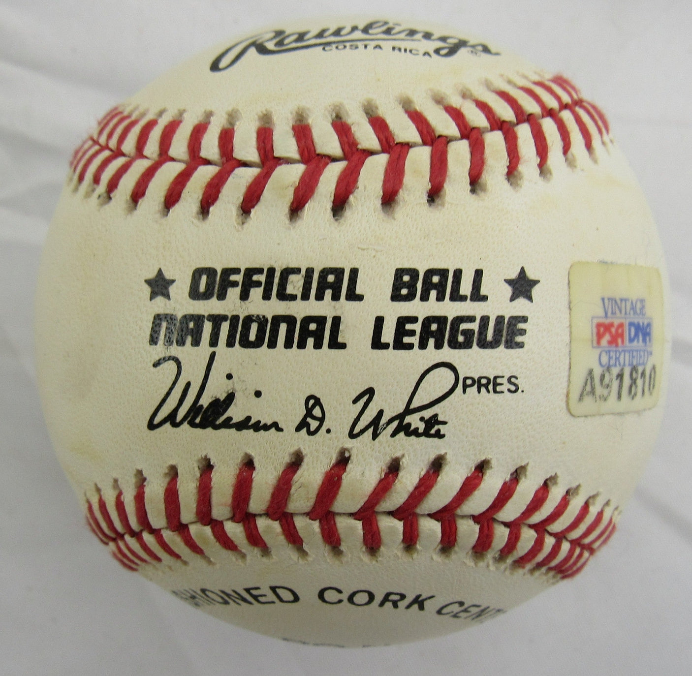 Don Drysdale Sandy Koufax Signed Rawlings Baseball PSA A91810