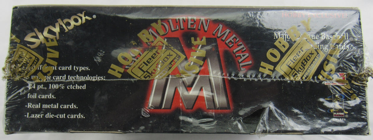 1999 Fleer Skybox Molten Metal Baseball Wax Box