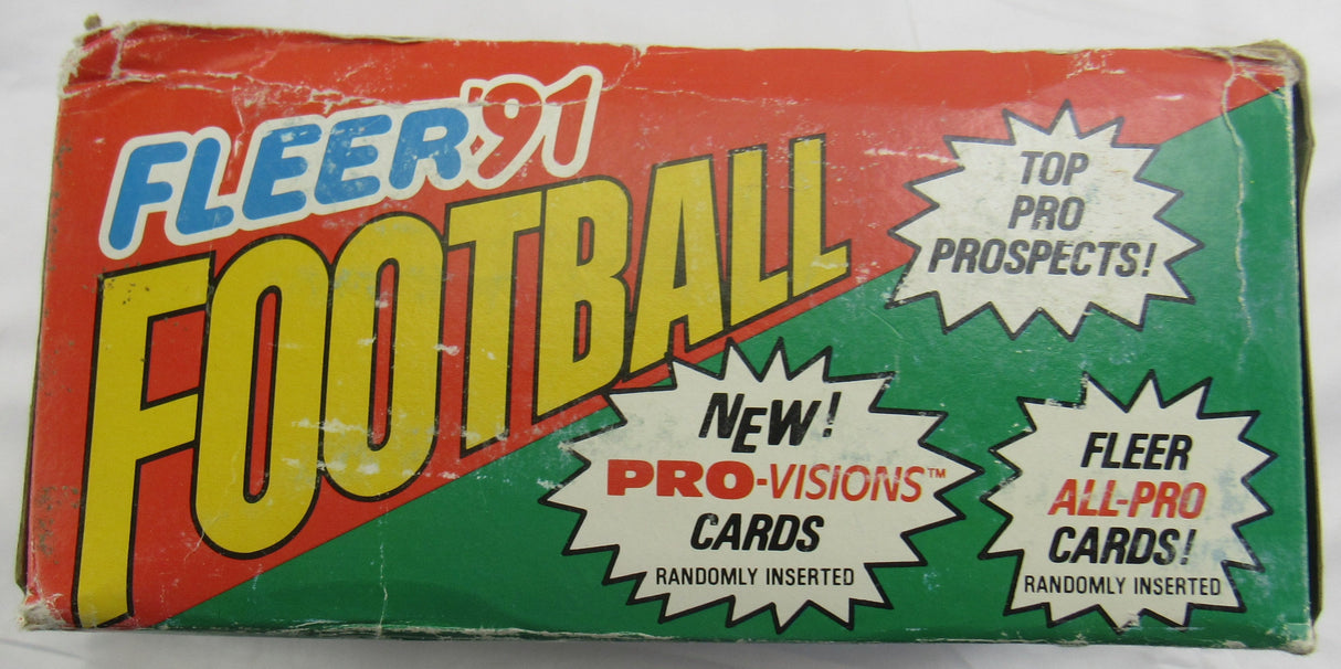 1991 Fleer Football Jumbo Wax Box