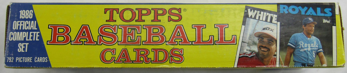1986 Topps Baseball Complete Set Factory Set - Sealed