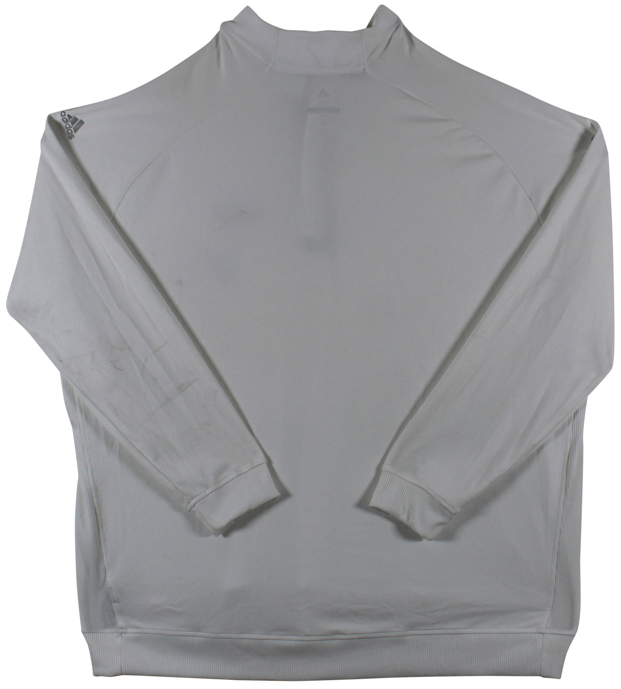 John Daly Signed Match Worn White Adidas Quarter Zip Shirt BAS #BH00335
