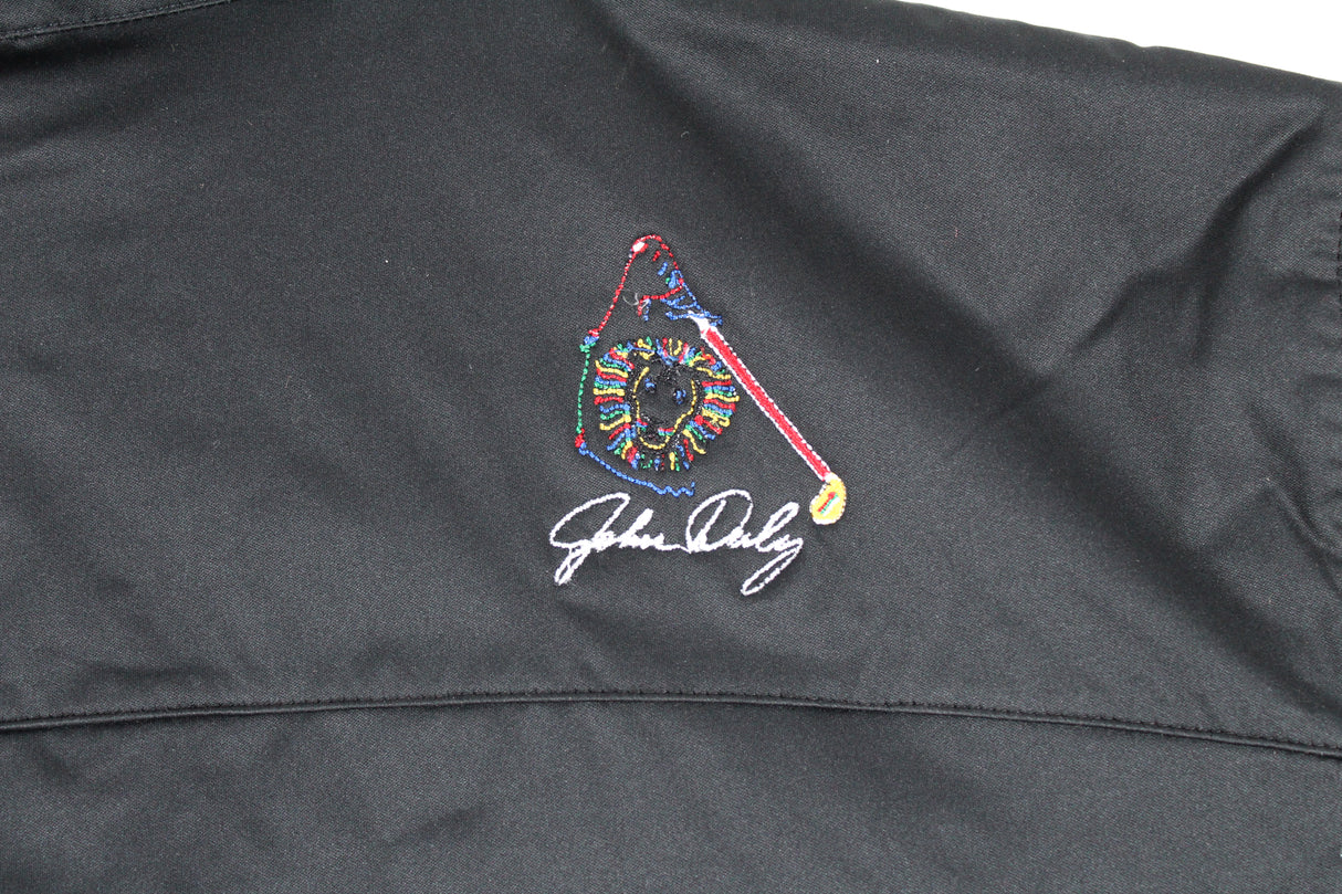 John Daly Authentic Signed Match Worn Black Etonic Golf Jacket BAS #BH00331