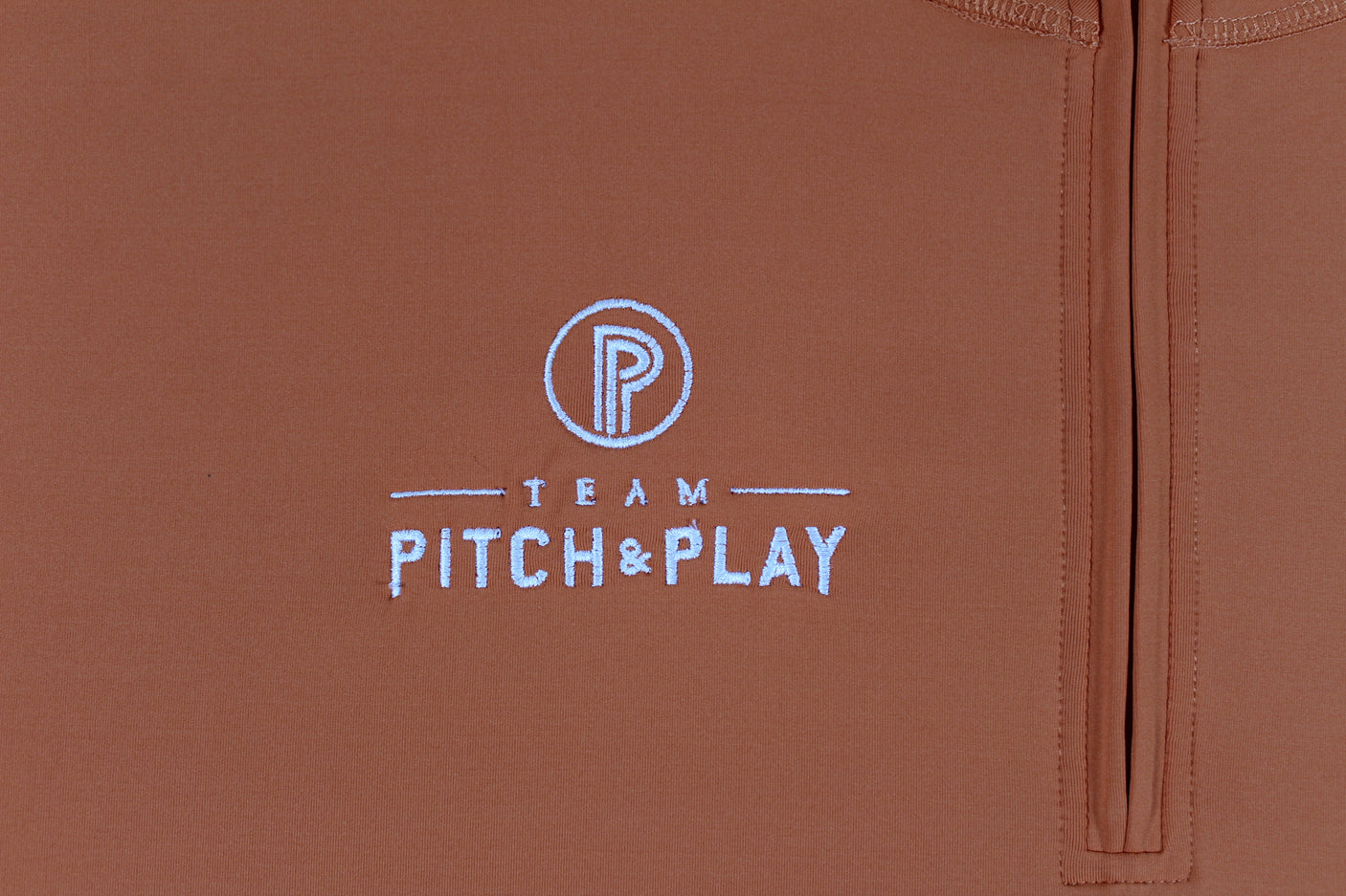 John Daly Signed Match Worn Orange Folds of Honor Quarter Zip Shirt BAS #BH00324