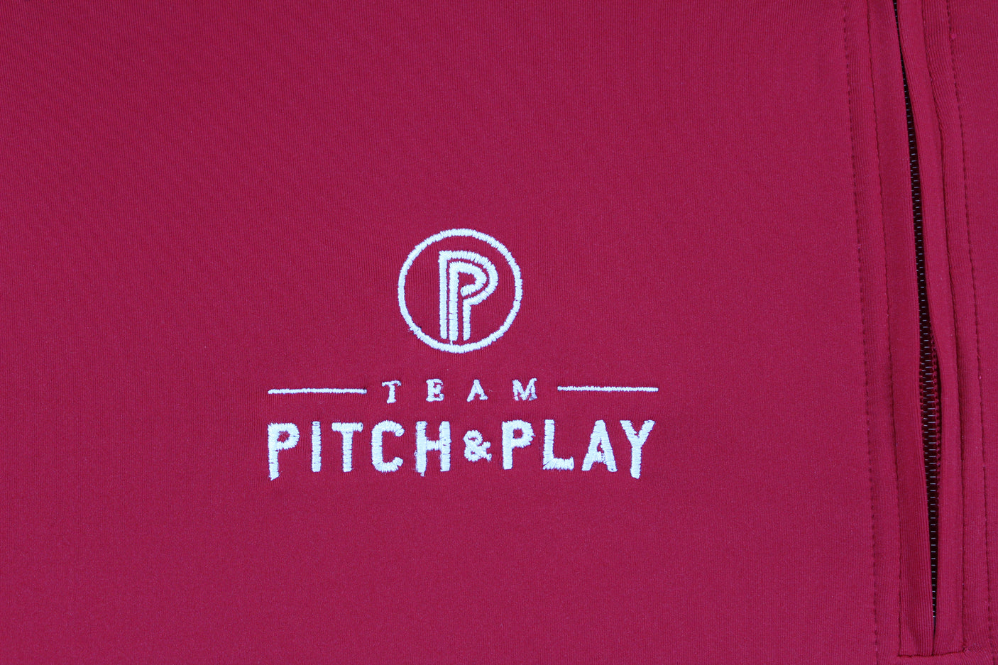 John Daly Authentic Signed Match Worn Red Quarter Zip Golf Shirt BAS #BH00332