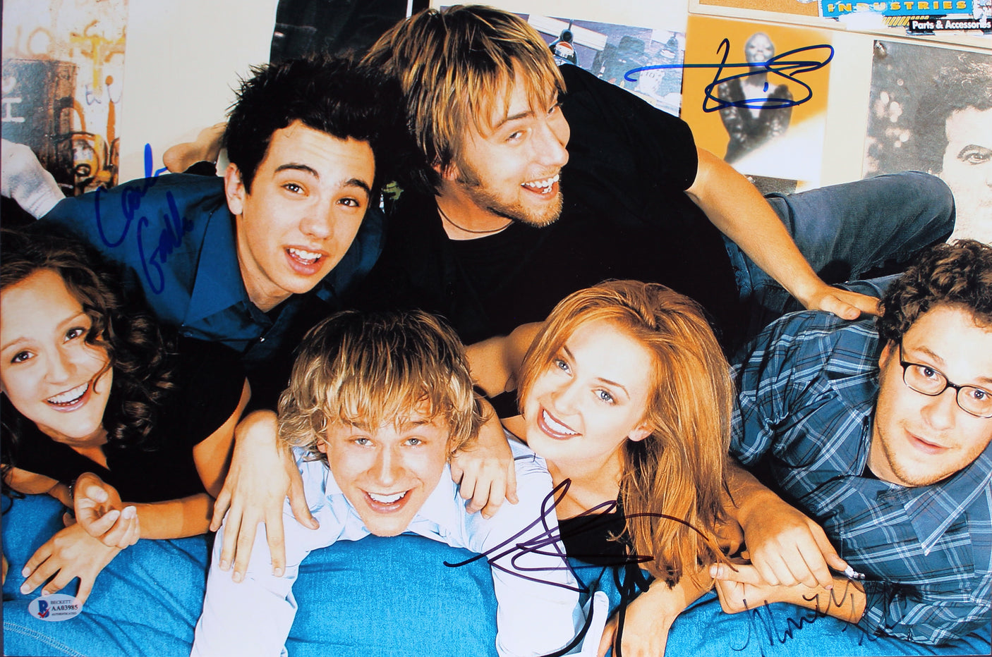 Undeclared (4) Rogan, Keena, Gallo & Sharpe Signed 12x18 Photo BAS #AA03985