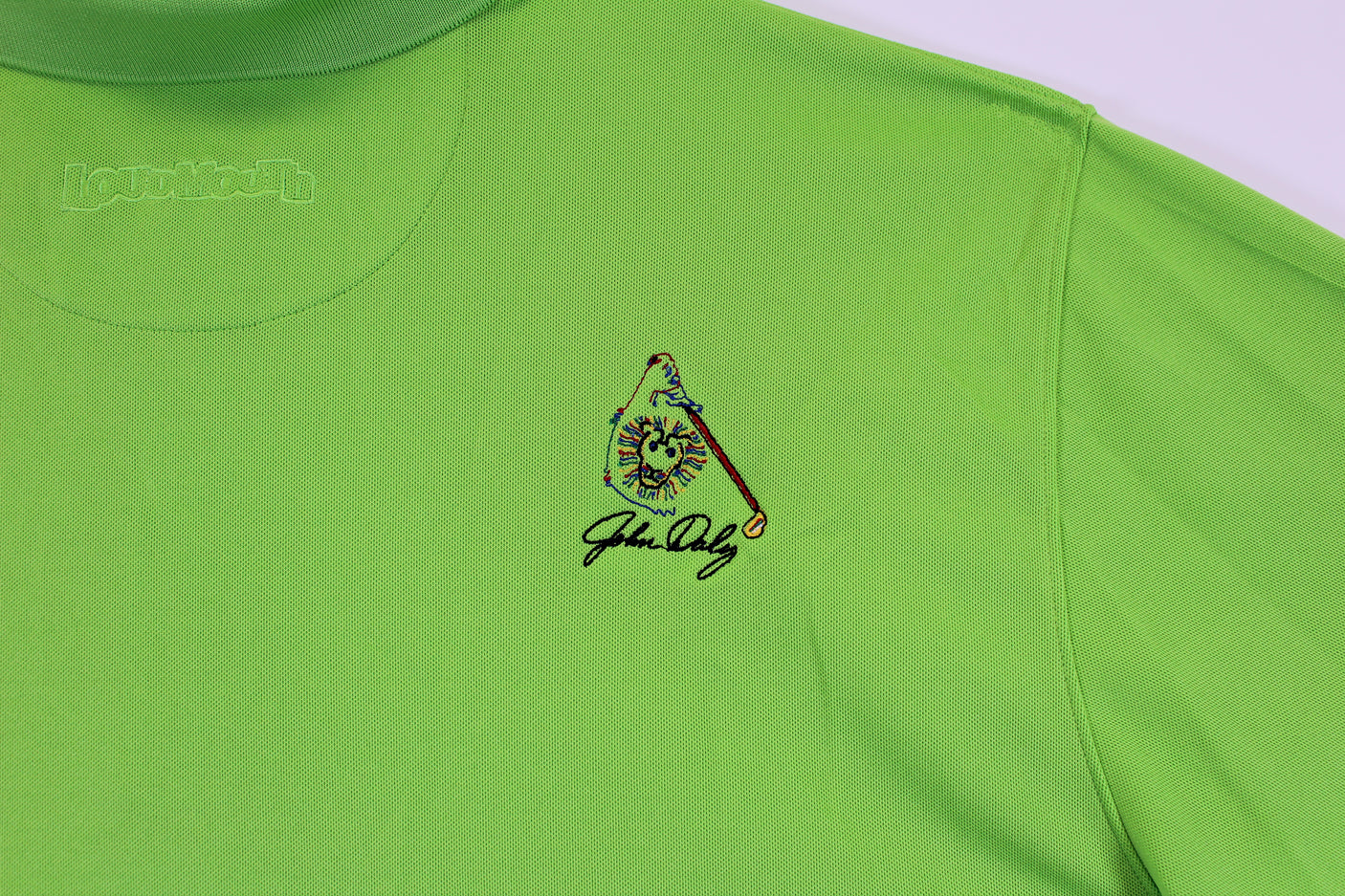 John Daly Authentic Signed Match Worn Green Loudmouth Polo Shirt BAS #JD7BH00373