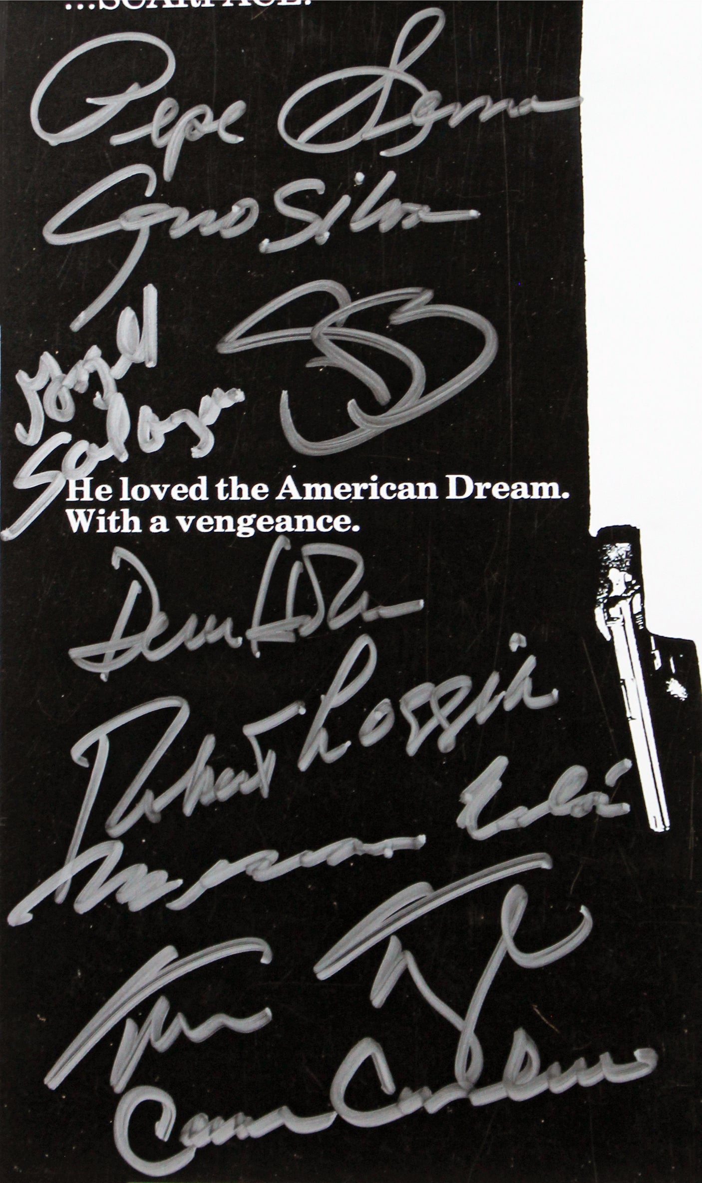 Scarface (11) Pacino, Bauer, Loggia +8 Signed 12x18 Framed Poster Photo BAS COA