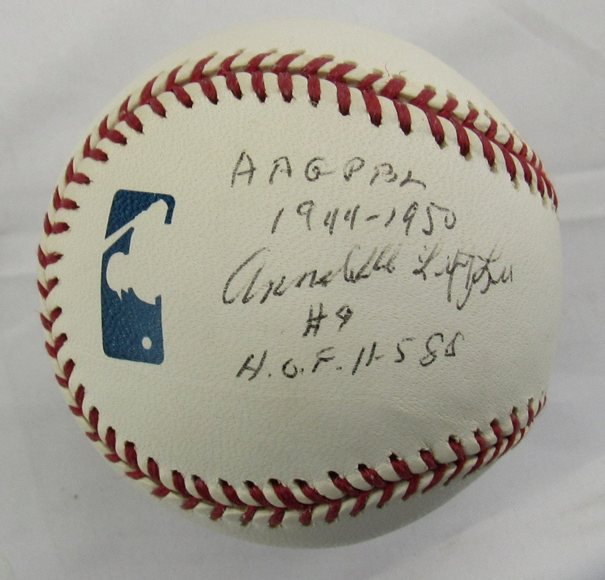 Annabelle "Lefty" Lee and Bill Lee Signed Rawlings Baseball B164
