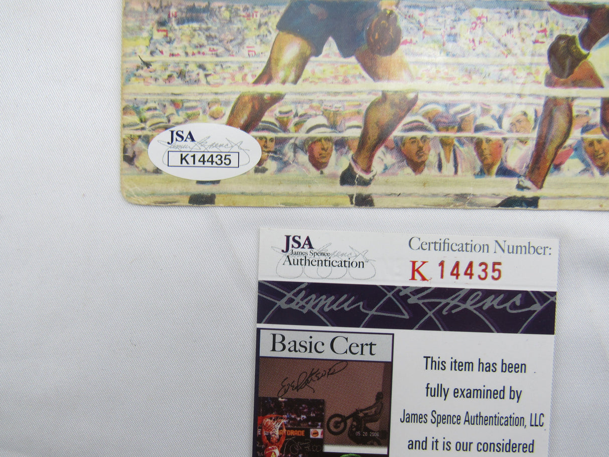 Jack Dempsey Signed Auto Post Card JSA K14435